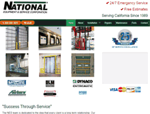 Tablet Screenshot of national-equipment.com